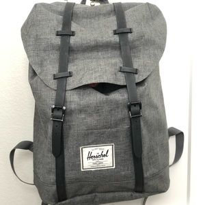 Grey Herschel backpack